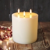 Large 3 Wick LED Candle - Real Wax