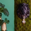 Large Black Lion Plug in Wall Lamp (3124812)