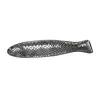 Large Decorative Metal Fish Plate