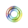 Large Rainbow Swim Ring With Glitter