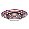Large Recycled Aluminium Striped Bowl