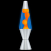 Lava Lamp Orange/Blue