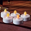 LED Amber Tealights (5 Pack)