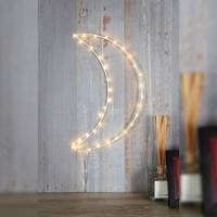LED Silhouette White Moon Wall Light