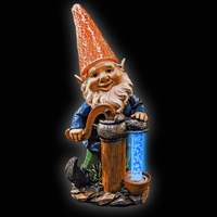 LED Solar Gnome with Water Pump