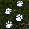 LED Solar Paw Print Lights