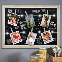 Light Up Photo Clip Chalk Board