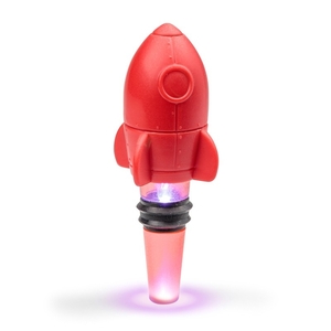Light Up Rocket Bottle Stopper