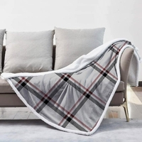 Luxury Soft Heated Plaid Throw 120cm x 160cm