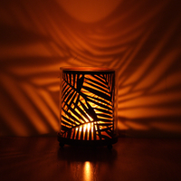 Palm Leaf Candle Holder