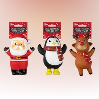 Squeaky Christmas Dog Toys for Small to Medium Dogs