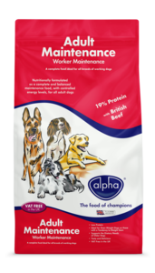 Alpha Worker Maintenance Dog Food 15kg