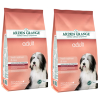 Arden Grange Salmon & Rice Adult Dog Food 12kg x 2