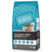 Burns Original Chicken & Rice Toy & Small Breed Adult Dog Food 6kg