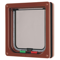 Cat Mate 4 Way Locking Cat Flap Brown