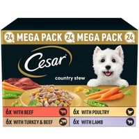 Cesar Classics Terrine Mixed Selection Adult Wet Dog Food 150g x 24
