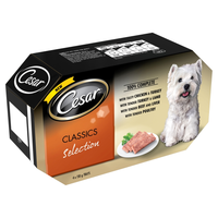 Cesar Tray Classics Selection Adult Dog Food 150g x 4