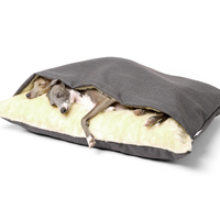 Charley Chau Luxury Weave Snuggle Dog Bed Slate - Medium