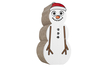 Christmas Snowman Cat Scratcher Toy