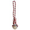 Christmas Tennis Ball Rope Dog Toy