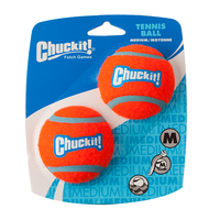 Chuckit Tennis Ball 2 Pack Dog Toy 6.5cm