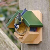 CJ Wildlife Wooden Peanut Butter Pot Feeder