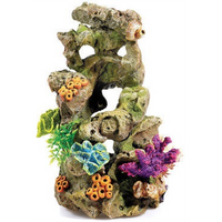 Classic Coral On Lava Fish Tank Ornament 25cm