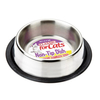 Classic Stainless Steel Non Tip Cat Dish