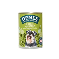 Denes Rabbit & Chicken Wet Adult Dog Food 400g x 12