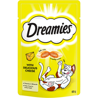 Dreamies Saver Packs Cat Treats 60g Cheese x 8