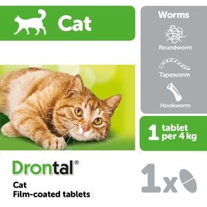 Drontal Cat Worming Tablets 1 tablet NFA-C