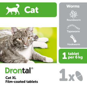 Drontal Cat XL Worming Tablets 1 tablet NFA-C