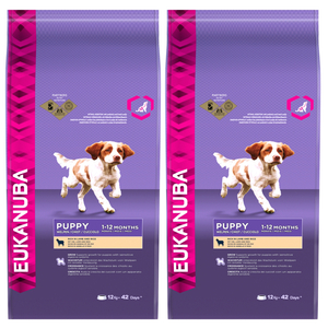 Eukanuba Lamb & Rice Puppy Food 12kg x 2