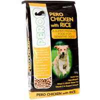 Pero Chicken & Rice Dog Food 15kg x 2